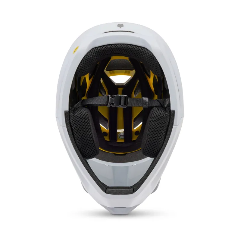 Fox Proframe Full Face Youth MTB Helmet Race Energy OS White-5